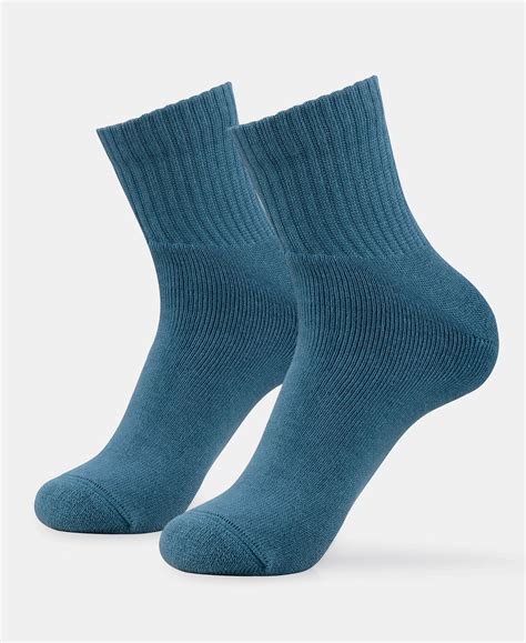 Buy Compact Cotton Terry Ankle Length Socks With StayFresh Treatment ...