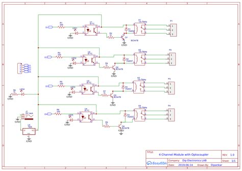 Image result for 4 Relay Module Data Sheet