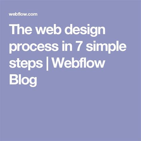 Web Design Process Steps 的图像结果