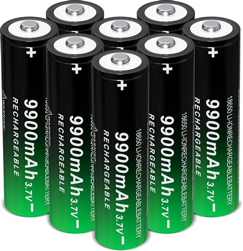 BENKIA 18650 Rechargeable Battery 9900mAh Lithium ion India | Ubuy