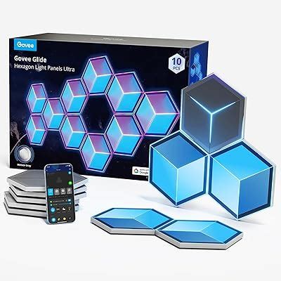Govee Glide Hexagon Light Panels Ultra, RGBIC 3D India | Ubuy