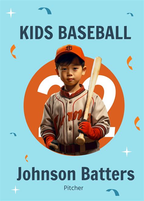 Baseball Card Template 的图像结果