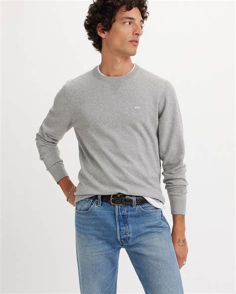 Lightweight Housemark Sweater - Grey | Levi's® US