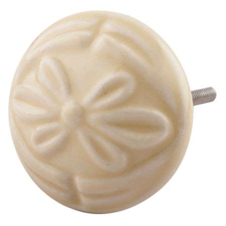 Ceramic flower shape knob - Glass Knobs For Dresser - Cabinet Drawer ...