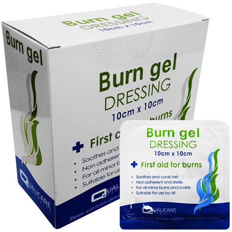 Sterile Burn Dressing 10cm x 10cm Hydrogel - Jax First Aid