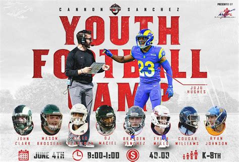 Cannon Sanchez Youth Football Camp, 120 E Grangeville Blvd, Hanford, 1 ...