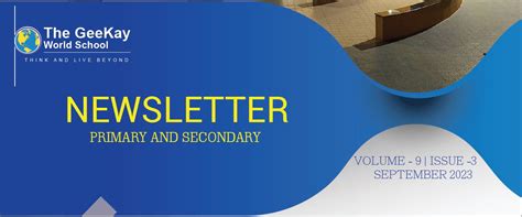 The GeeKay School | News Letters Gallery