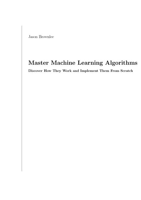Image result for Master Machine Learning Algorithms