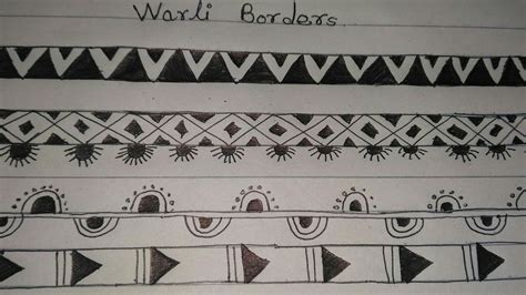 Warli Art Borders