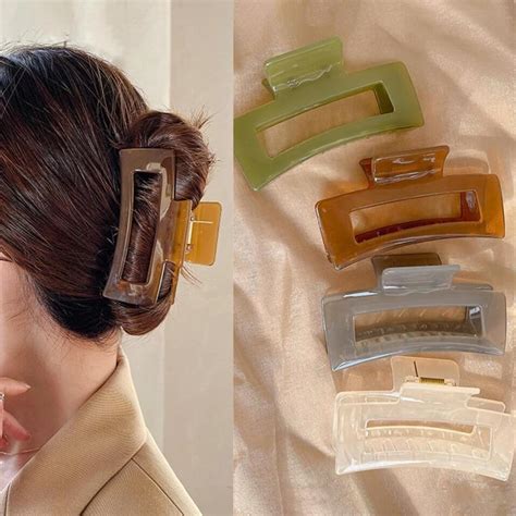 Big Hair Claw Clips Large Butterfly Hair Clips for Women 5.1" Large ...