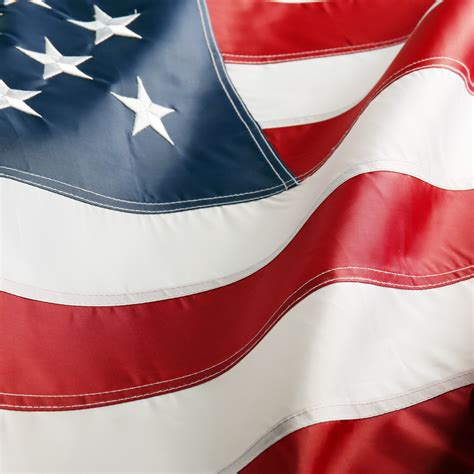 Real American Flag Waving