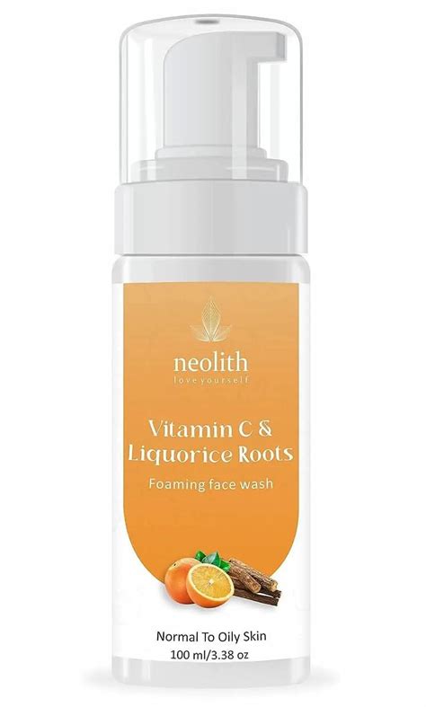 Vitamin C & liquorice foaming face wash (100 ml) | NEOLITH – HalfPe