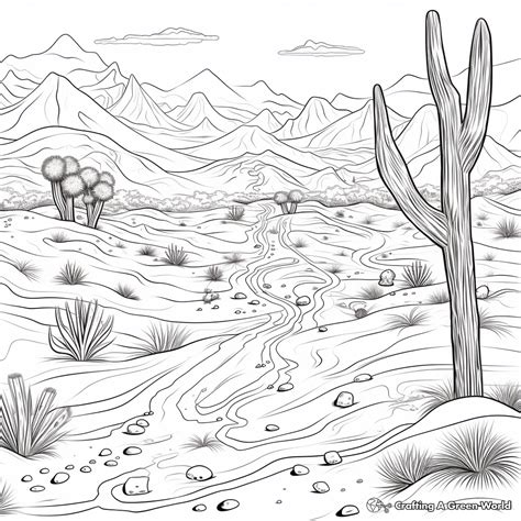 Free Desert Coloring Pages