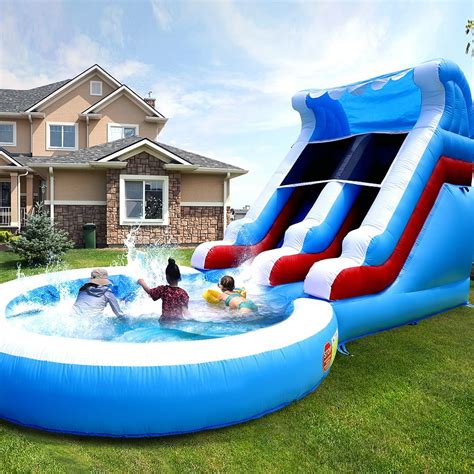 Amazon.com: 24FT(L) Commercial Water Slide for Adults Kids【Giant ...