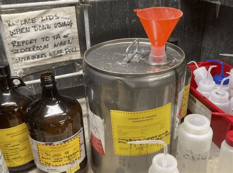 Bottles For Storage Of Hazardous Waste Hazardous Waste Container