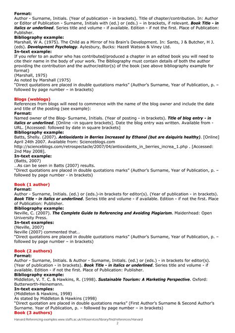 Harvard Style Referencing Example 的图像结果