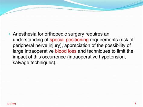 Orthopedic Surgery Anesthesia Management 的图像结果