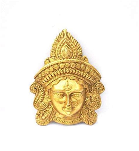Gathbandhan Maa Durga Brass Metal Made Hanging Wall Decor Antique ...