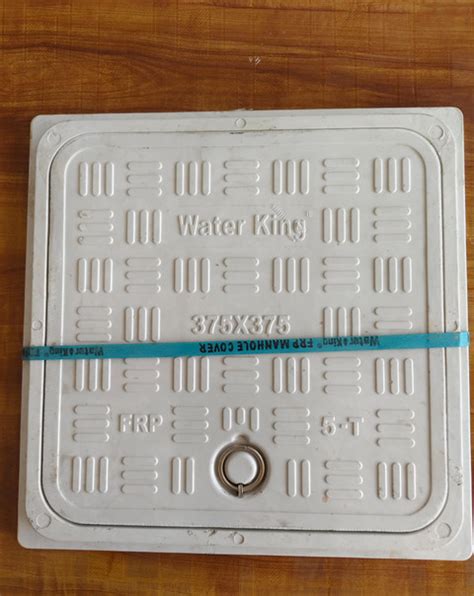 WATER KING FRP Manhole Cover 15x15 Inch | 5 Tons Capacity Chamber Cover ...