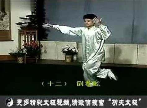杨氏太极拳40式带口令字幕 陈思坦 背向示范_腾讯视频