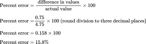 Image result for Percentage Error Questions