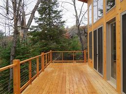 Image result for Wire Deck Railing