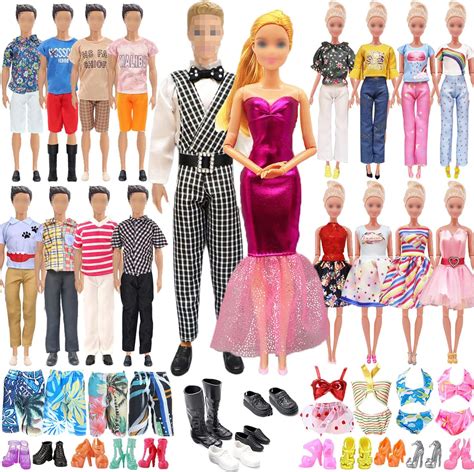 Amazon.com: 27 PCS Doll Clothes and Accessories for 11.5 Inch Girl Doll ...