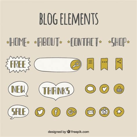 Vector for Blog Menu 的图像结果