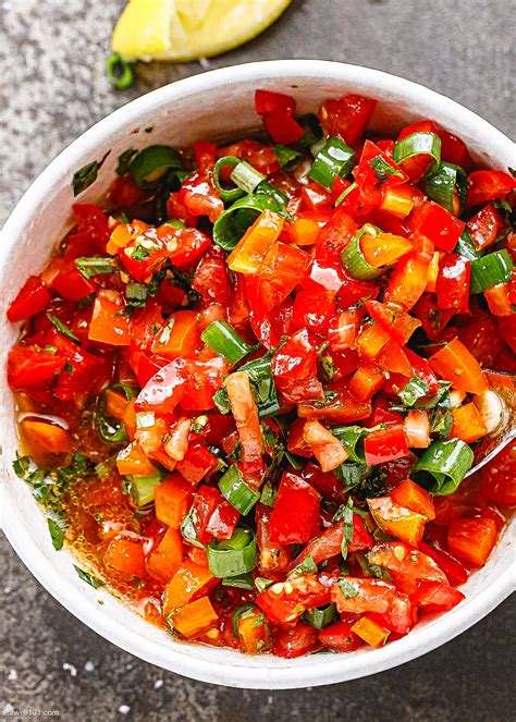 Tomato and Bell Pepper Salsa Recipe — Eatwell101
