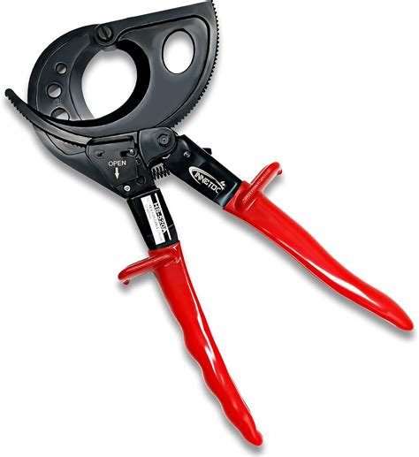 INNETOC Ratcheting Cable Cutter, 400mm2 Aluminum Copper Wire Cutters ...