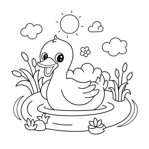 Coloring Pages Ducks