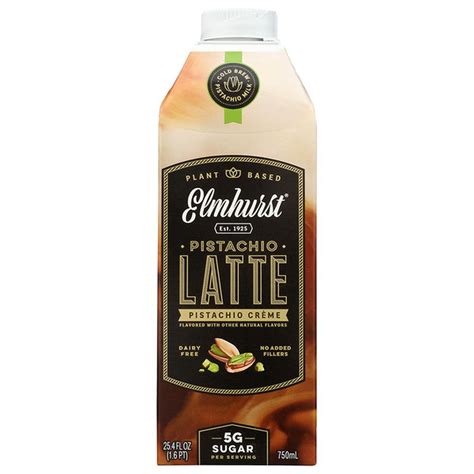 Elmhurst Pistachio Crème Latte (25.4 fl oz) Delivery or Pickup Near Me ...
