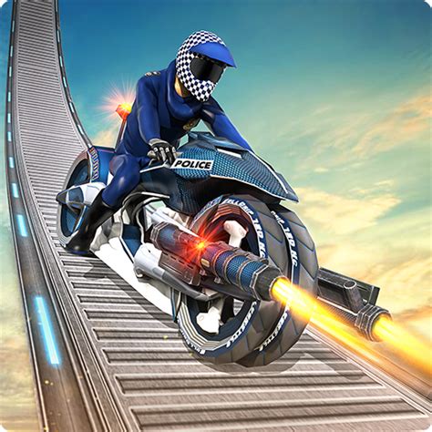 US Police Bike Stunt Hero Adventure Simulator 3D: Highway Racer ...