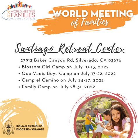 Camps at Santiago Retreat Center: Blossom Girl Camp - July 10 to 15 - RCBO