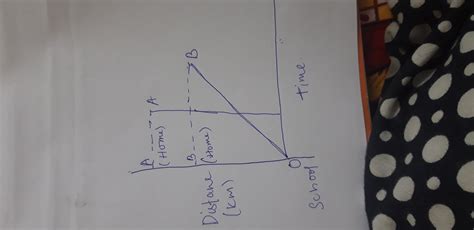 1. The following figure shows thedistance-time graph for twostudents A ...