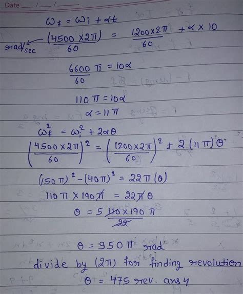 the angular velocity of the wheel increases from 1200 to 4500 rev/min ...