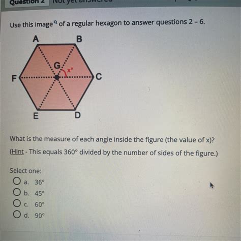 What is the measure of each angle inside the figure (the value of x ...
