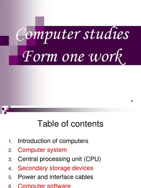 Image result for Introduction to Computers Notes Form 1