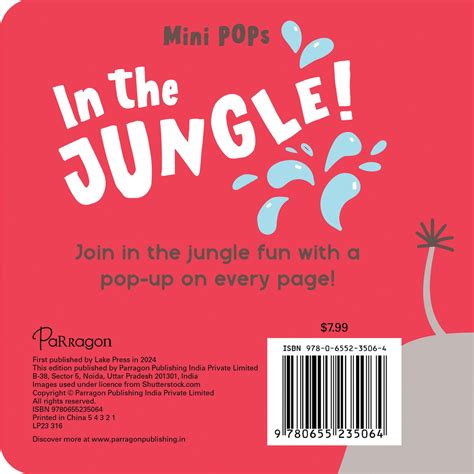 Mini Pops‐ In the Jungle (Pop-up book) | For Kids 1 to 3 Year's Old ...