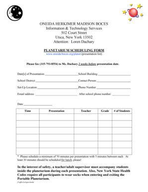 Fillable Online oneida-boces ONEIDA HERKIMER MADISON BOCES Information ...