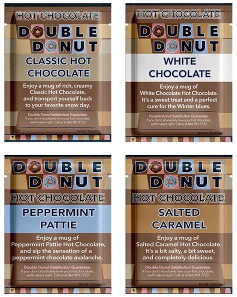 Buy Flavored Hot Chocolate Packets, Gourmet Hot Cocoa Mix Variety Pack ...