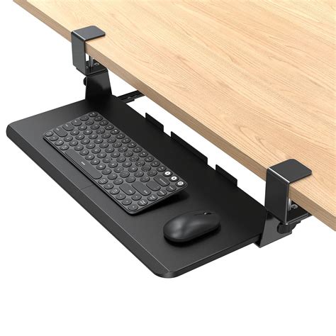 Buy WOKA Keyboard Tray Under Desk, 26.5 x 11.7" Keyboard Holder, Pull ...