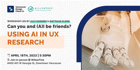 Can You and (A)I be friends? Using AI in UX research, WillowTree ...