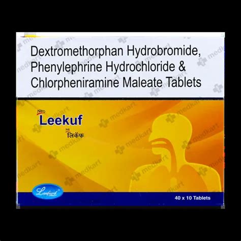 LEEKUF TABLET 10'S Price, Uses, Side Effects & Substitutes | Medkart