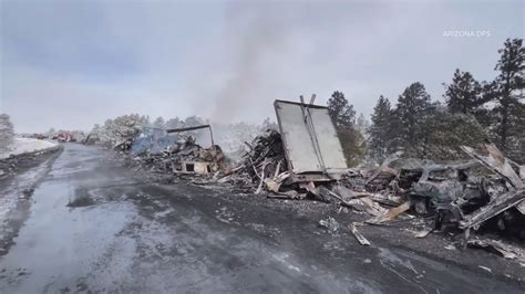 DPS identifies 2 people killed in 22-car pileup on I-40 in Arizona ...