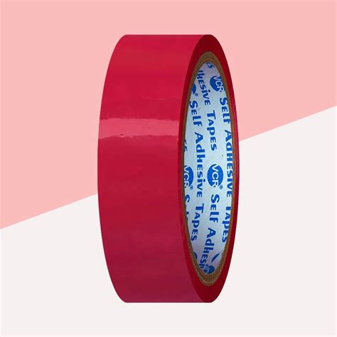 Large Red Tape - 1 Inch (Pack of 1) – Topperskit LLP