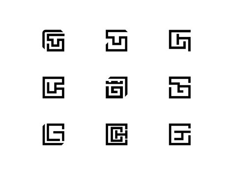 square logo | geometric | minimalist logo on Behance