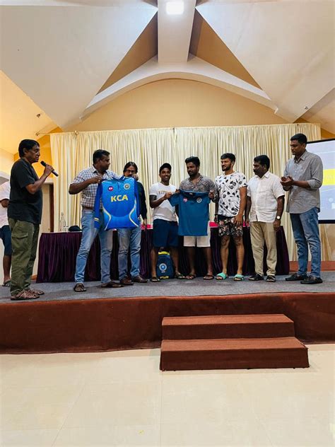 Jersey Launch of Kerala Senior Team for the Upcoming Syed Mushtaq Ali ...