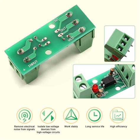 5 PCS Optocoupler Isolation Board, Icstation DC 12V India | Ubuy