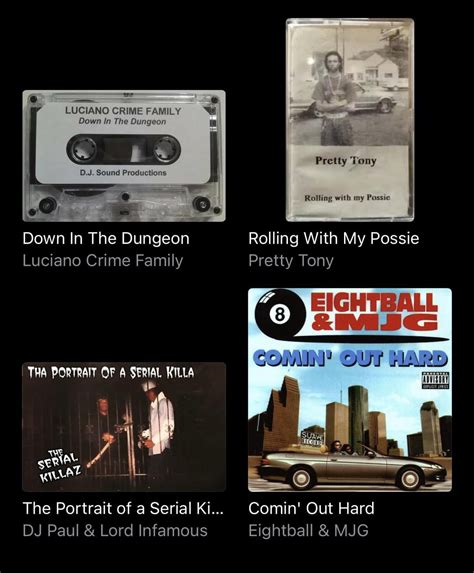 Here’s my current Memphis Rap library. It may not seem like much but it ...